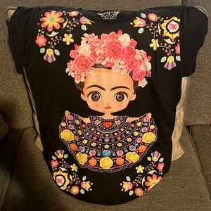 Blusas Frida Vestido Mexicano - image 1